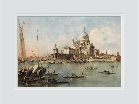 Francesco Guardi 1712 - 1793 The Punta della Dogana with Santa Maria della Salute