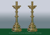 A Magnificent pair of Church Candlesticks SOLD