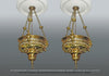 A superb pair of Ecclesiastical Hanging Lamps
