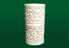 Chinese Canton carved ivory dice shakers